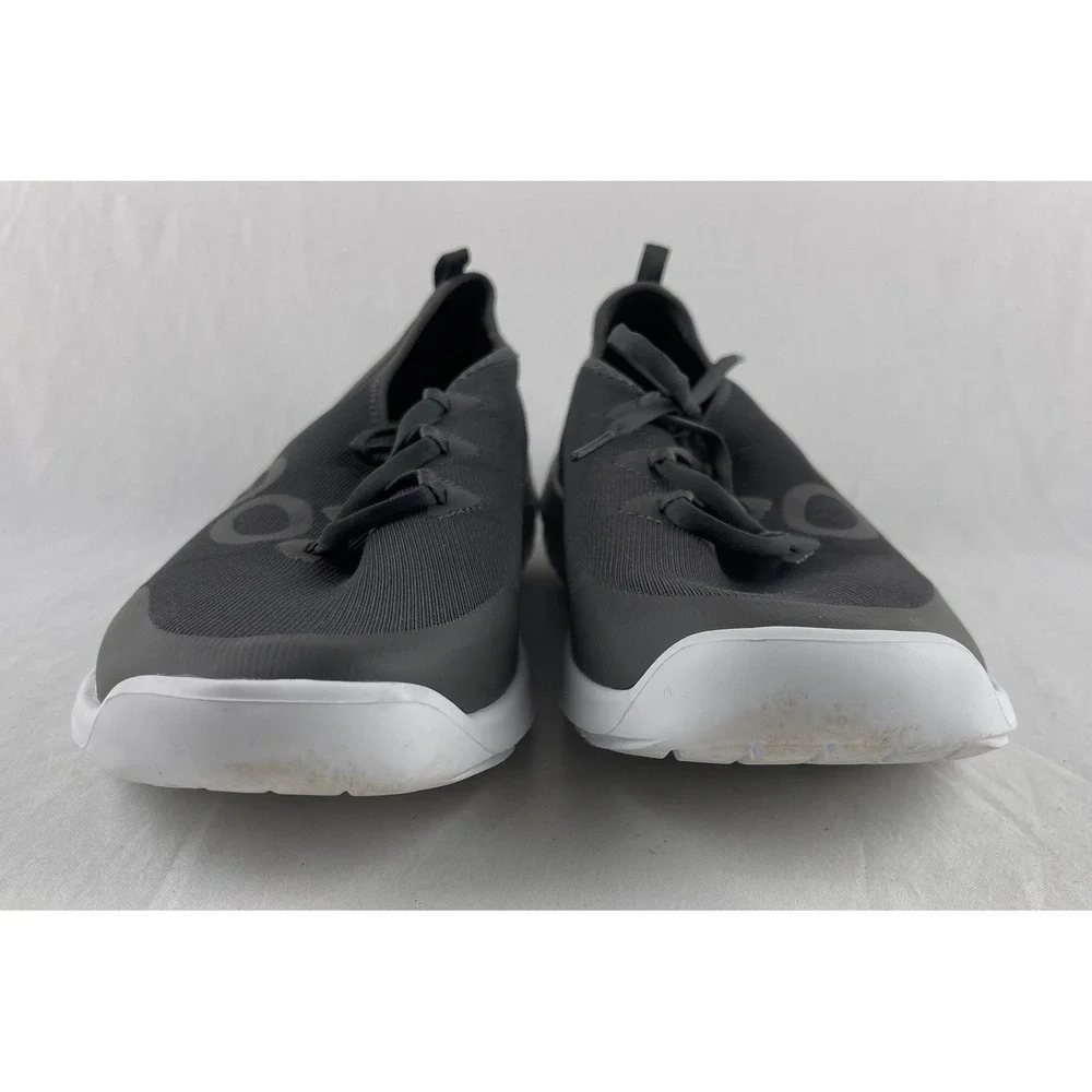 OOFOS OOmg Sport Low Men Size 12 M Grey Recovery Athletic FibreFlex Sneaker